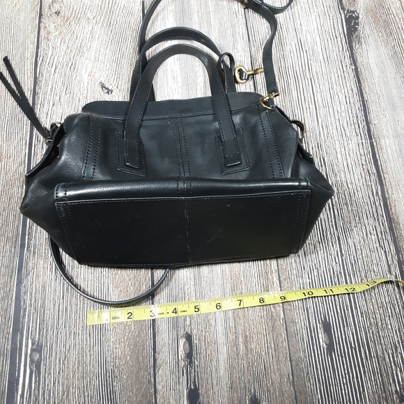 Fossil black leather bag with shoulder strap - Picture 4 of 5